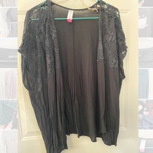 No boundaries lace shawl short sleeve